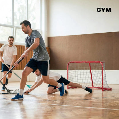 Mini Hockey Goal, 3' x 2', Metal Frame, Lightweight Portable Team Sports Equipment at Gallery Canada