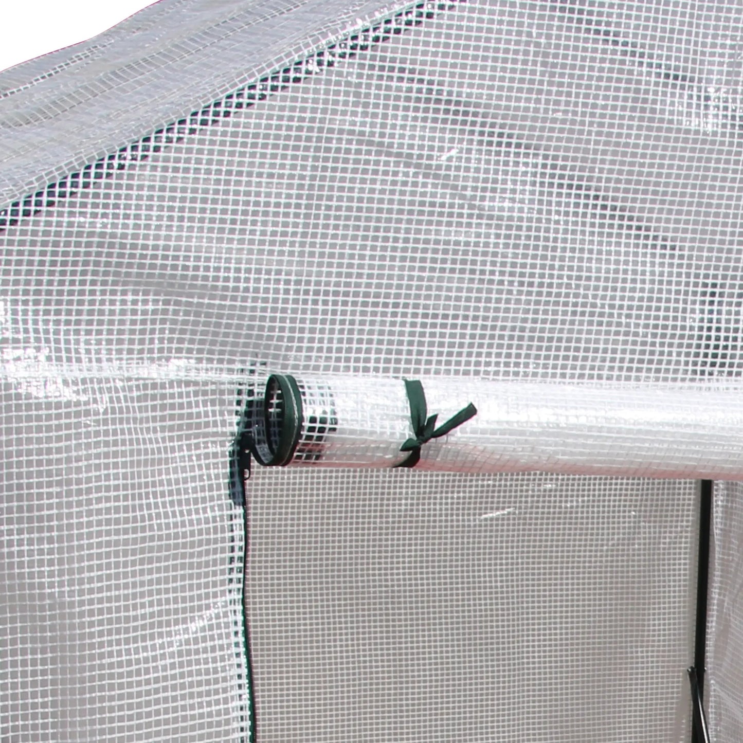 56 x 56 Walk-In Greenhouse, Portable Gardening Plant House, 2-Tier Shelf, Green Greenhouses at Gallery Canada