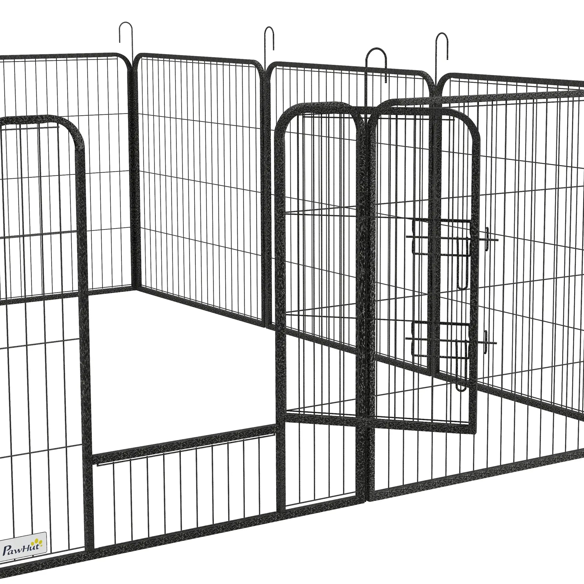 Dog Playpen with Gate, 12 Panels, 31.5"H Houses, Kennels & Pens at Gallery Canada