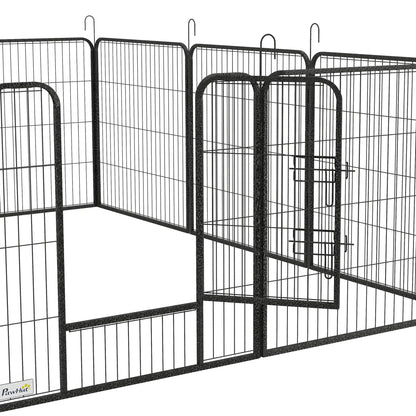 Dog Playpen with Gate, 12 Panels, 31.5"H Houses, Kennels & Pens at Gallery Canada