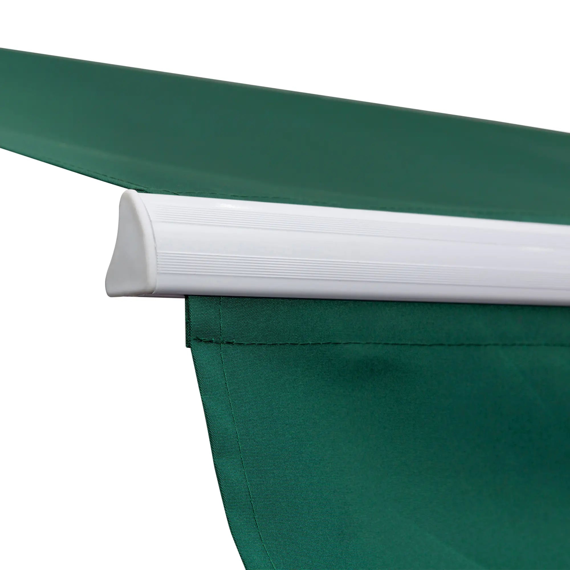 12' x 8' Retractable Awning, UV Water-Resistant Fabric, Aluminum Frame, Green Deck Awnings at Gallery Canada