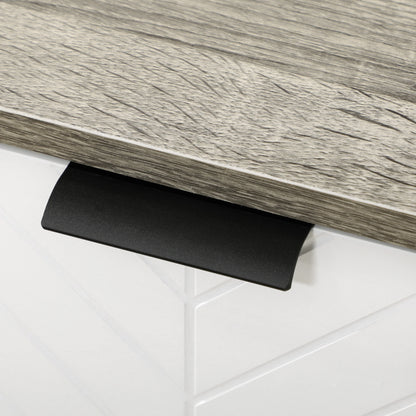 Modern Sideboard Buffet, Dining Cabinet, Adjustable Shelves, Grayish Brown Bar Cabinets at Gallery Canada