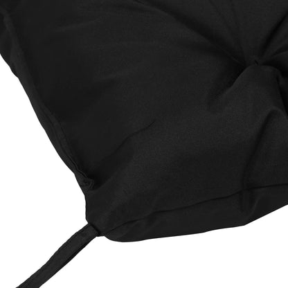 Porch Swing Cushion, Garden Bench Cushion with Backrest, Non-Slip, 39.4" x 38.6", Black Patio Chair Cushions at Gallery Canada