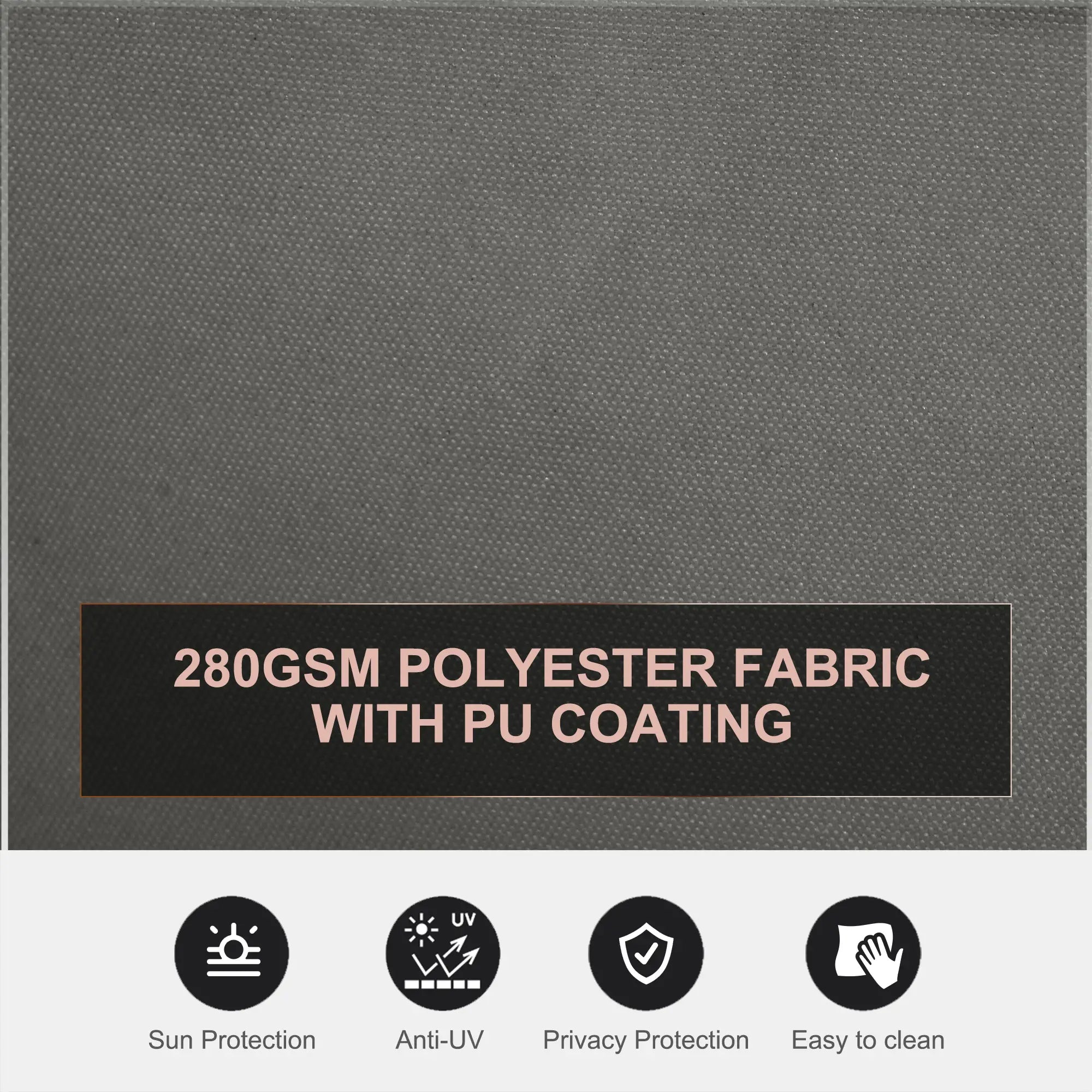 Retractable Double Side Awning, Folding Privacy Screen, Grey Side Awnings at Gallery Canada