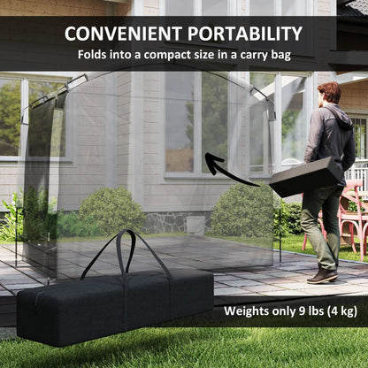 Bike Storage Shed Tent, Portable Waterproof, 210D Oxford Fabric, Black Car Shelters at Gallery Canada