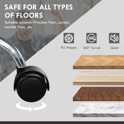 Massage Office Chair, Reclining Executive Chair with Vibration, Footrest, High Back, Black Massage Chairs at Gallery Canada