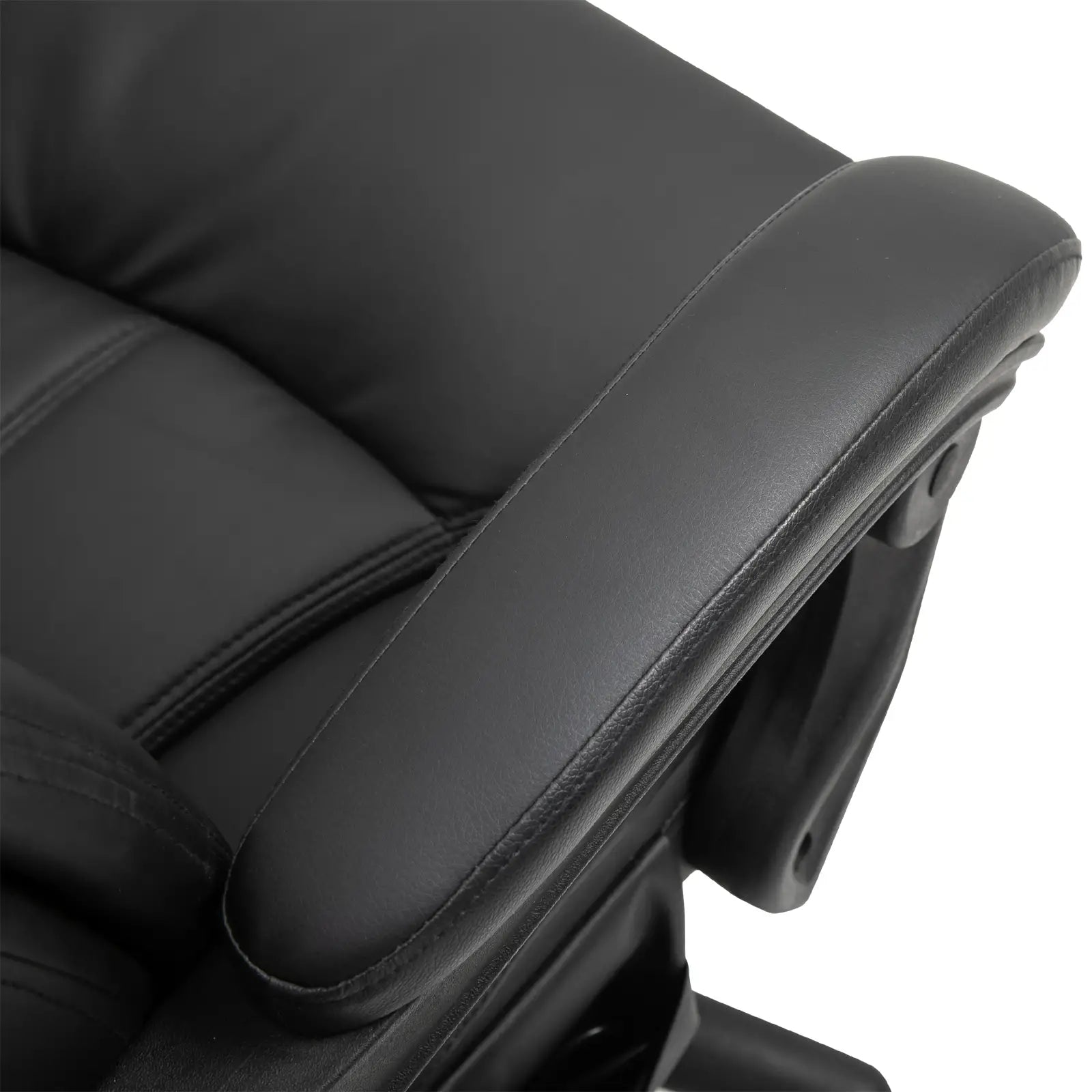 High Back Office Chair, 6-Point Vibration Massage, Reclining, 360° Swivel, Height Adjustable, Retractable Footrest Massage Chairs at Gallery Canada