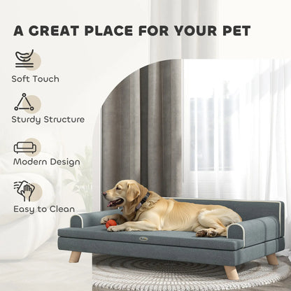 Elevated Dog Sofa Bed, Medium & Large, Dark Grey Dog Sofas at Gallery Canada