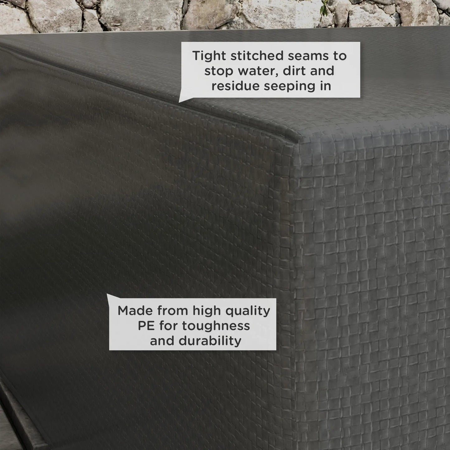 Large Outdoor Furniture Covers, Waterproof Anti-UV Protection, Grey Patio Furniture Covers at Gallery Canada