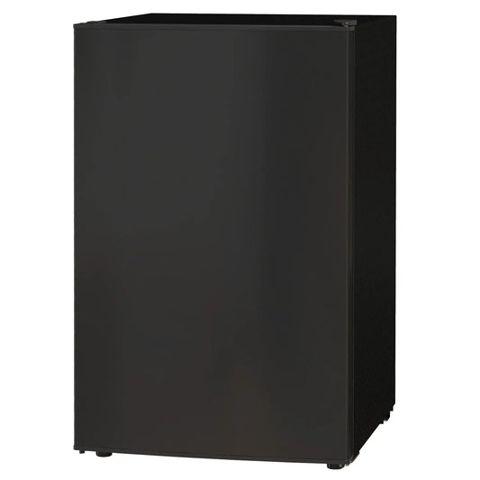 4.5 Cu Ft Mini Fridge with Freezer, Wheels, Adjustable Thermostat, Black Small Kitchen Appliances Black at Gallery Canada