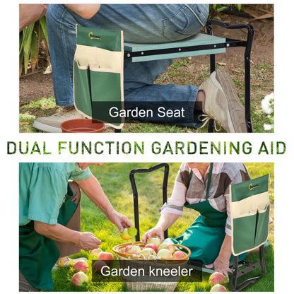 Folding Gardening Kneeling Bench, Large Tool Pouch Garden Accessories at Gallery Canada