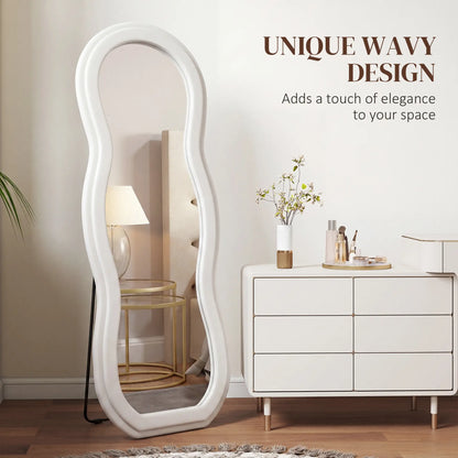 64" X 24" Full Length Mirror, Arched Velvet Frame