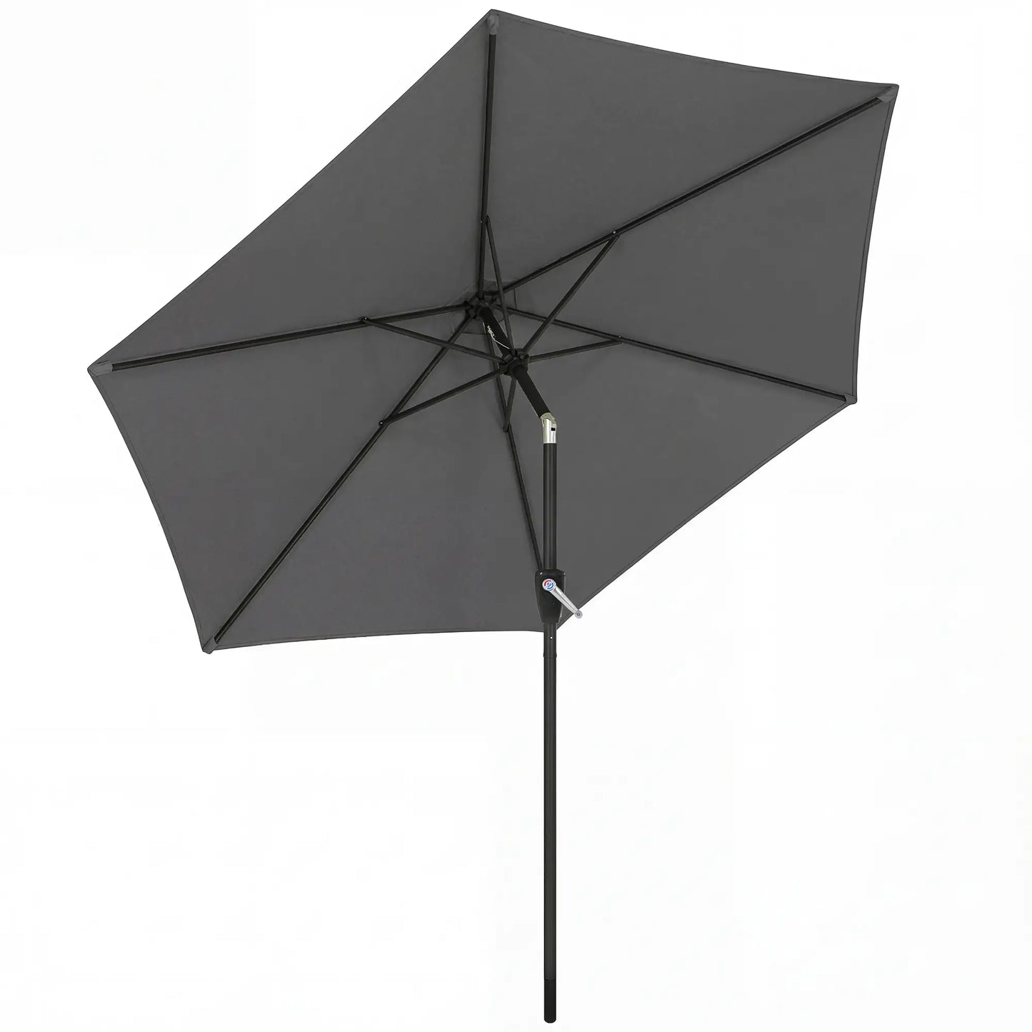 9FT Patio Umbrella, Outdoor Tilt Crank UV Protection Sun Umbrellas at Gallery Canada