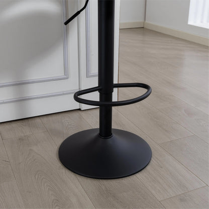 Swivel Bar Stools Set of 2, Adjustable Height, Plush Upholstered, Cream Bar Stools at Gallery Canada