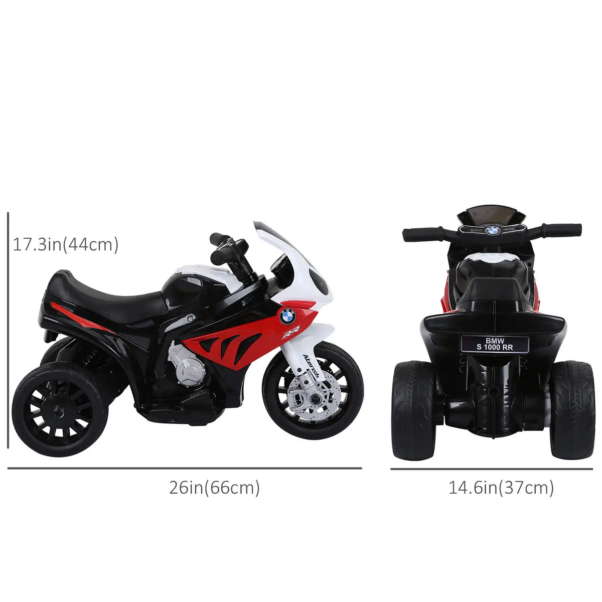 Kids Motorcycle, 6V Battery Powered, 3 Wheels, Red Electric Motorcycles at Gallery Canada