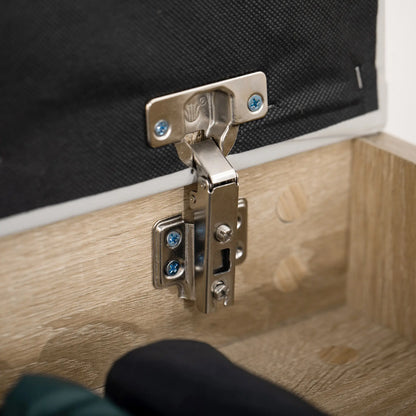 Shoe Bench with Padded Cushion, Hidden Storage, Natural Storage Ottomans & Benches at Gallery Canada