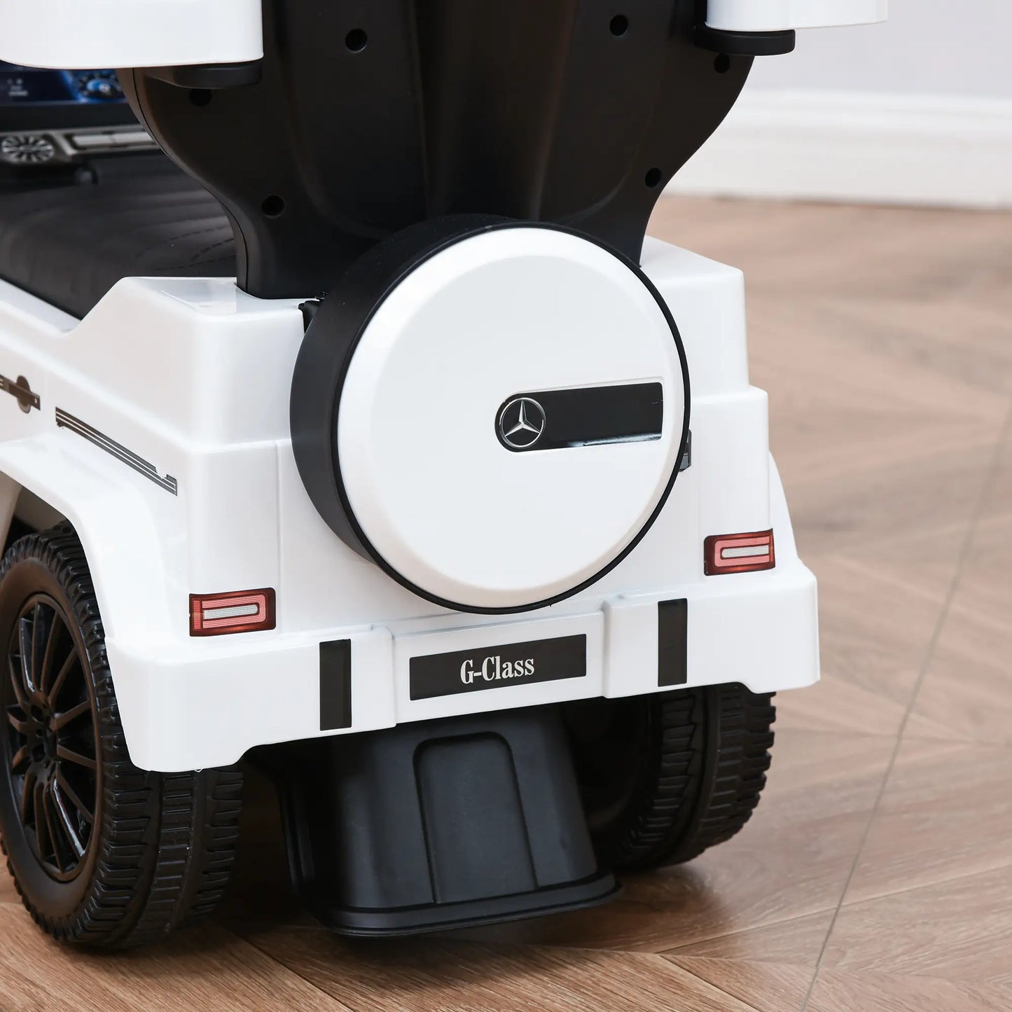 Licensed Push Car, 3-in-1 Toddler Sliding Car, White Push Cars for Toddlers at Gallery Canada