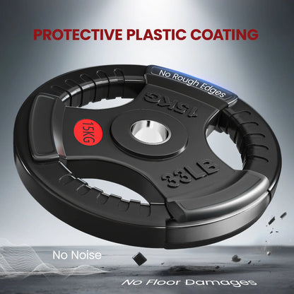 Weight Plates Set, 2-Inch Barbell Weights, 2 x 33lbs Dumbbells & Barbells at Gallery Canada