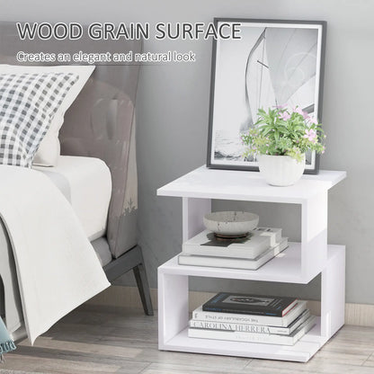 Slim Nightstand, Bedside Stand for Small Spaces Side Tables at Gallery Canada