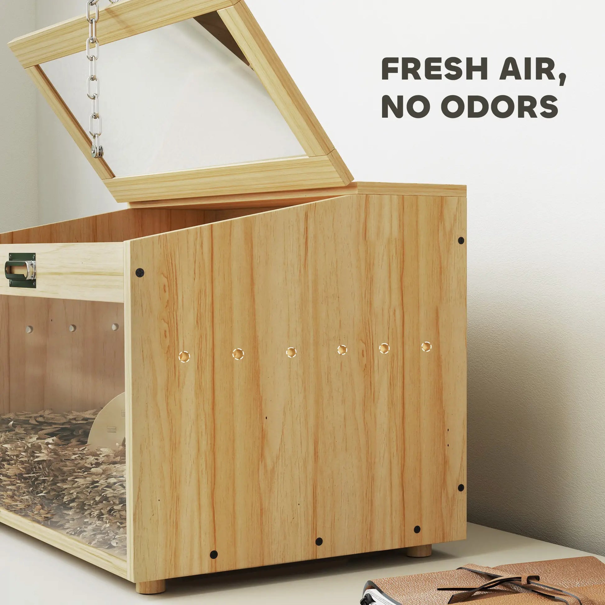 22"L Hamster Cage, Openable Top, Acrylic Windows, Small Animal Cage Hamster Cages at Gallery Canada