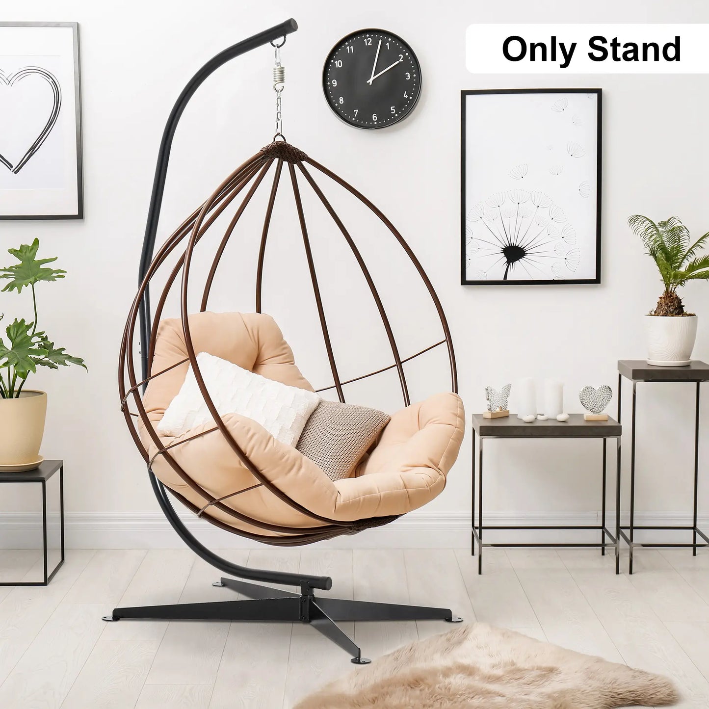 Hanging Hammock Chair Stand, Steel Heavy Duty, Indoor Outdoor Hammock Stands at Gallery Canada