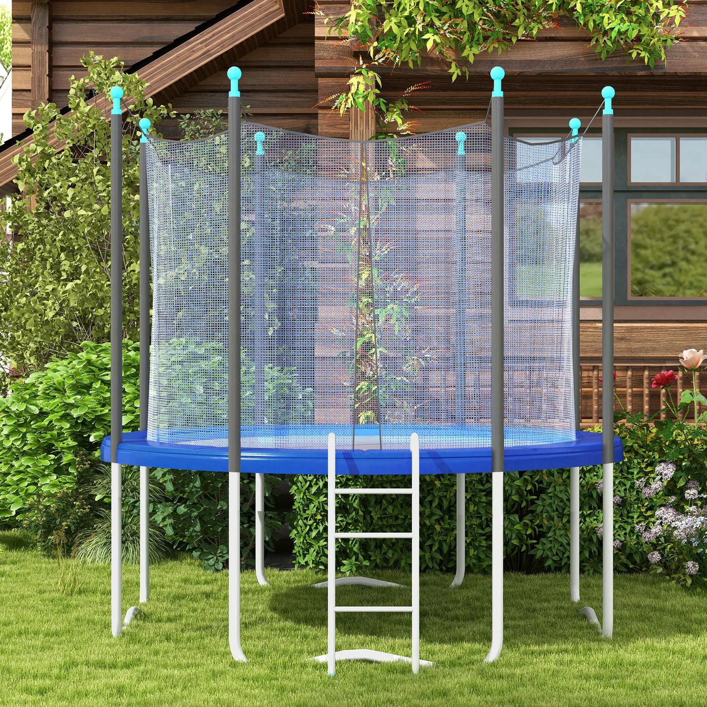 12FT Trampoline Spring Cover, Waterproof Tear-Resistant, Blue Trampolines at Gallery Canada