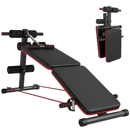 Foldable Sit Up Bench, Core Workout, Home Gym, Black Sit Up Benches at Gallery Canada