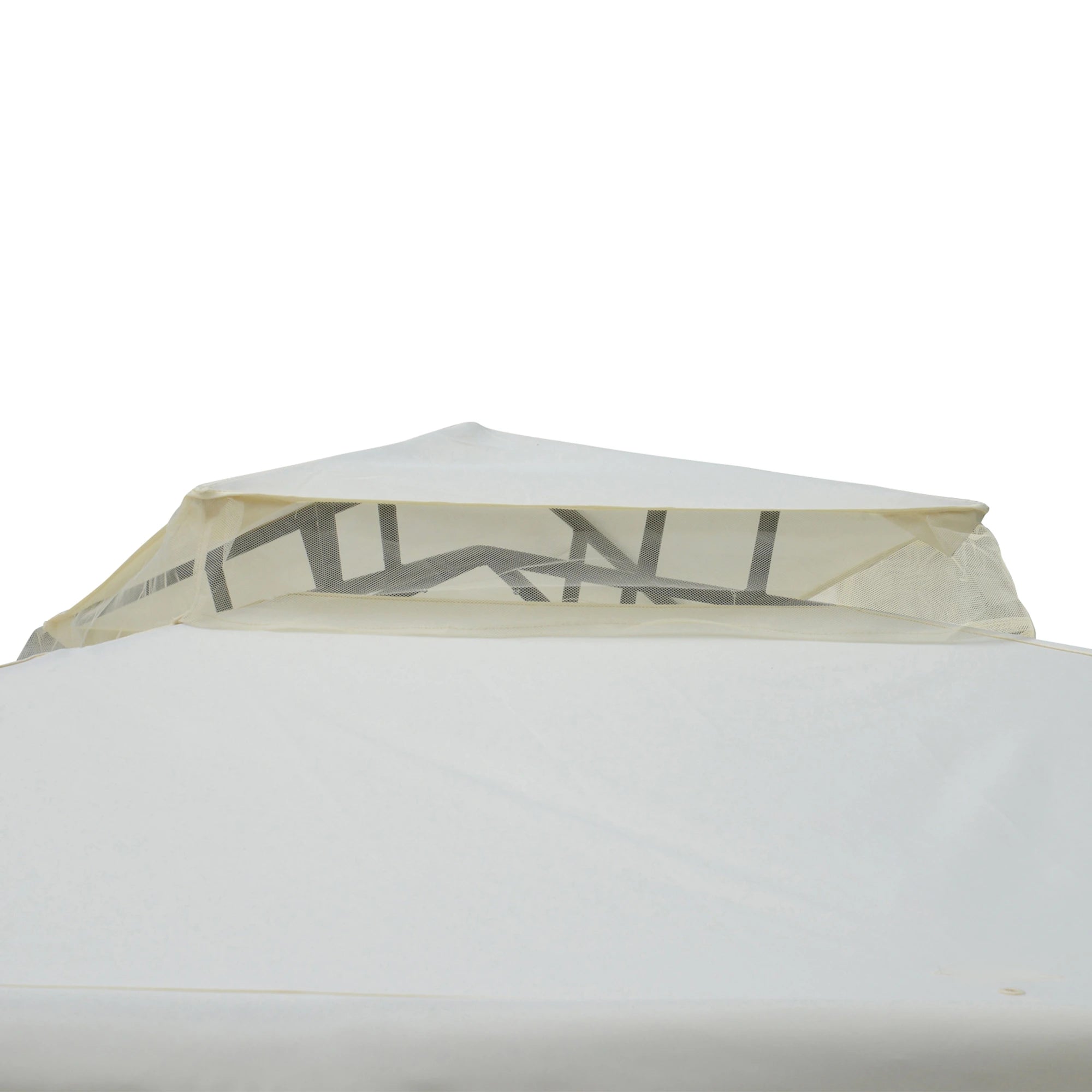 10' x 10' Patio Gazebo, Steel Frame, Mosquito Netting, Cream White Gazebos at Gallery Canada
