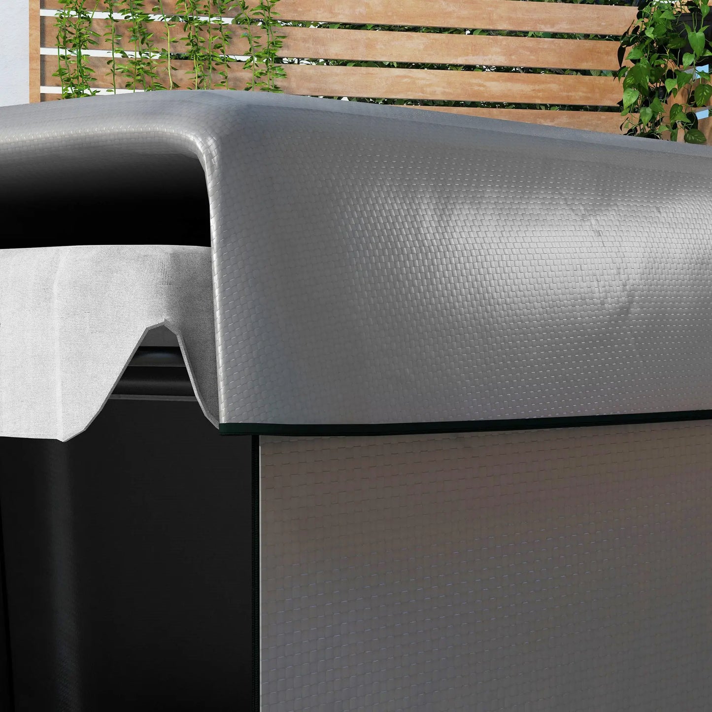 3-Seater Patio Swing Cover, Waterproof, 85" x 61" x 59", Dark Grey Patio Furniture Covers at Gallery Canada