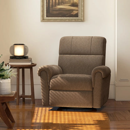 Power Recliner Chair, Fabric Upholstered, USB Ports, Swivel Rocking, Footrest Sofas & Reclining Chairs at Gallery Canada