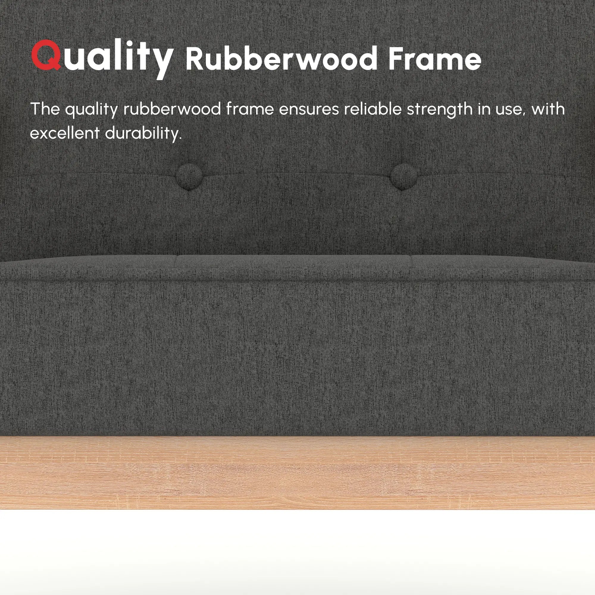 Mid-Century Accent Chair, Modern Fabric Upholstered, Tufted Back, Grey Accent Chairs at Gallery Canada