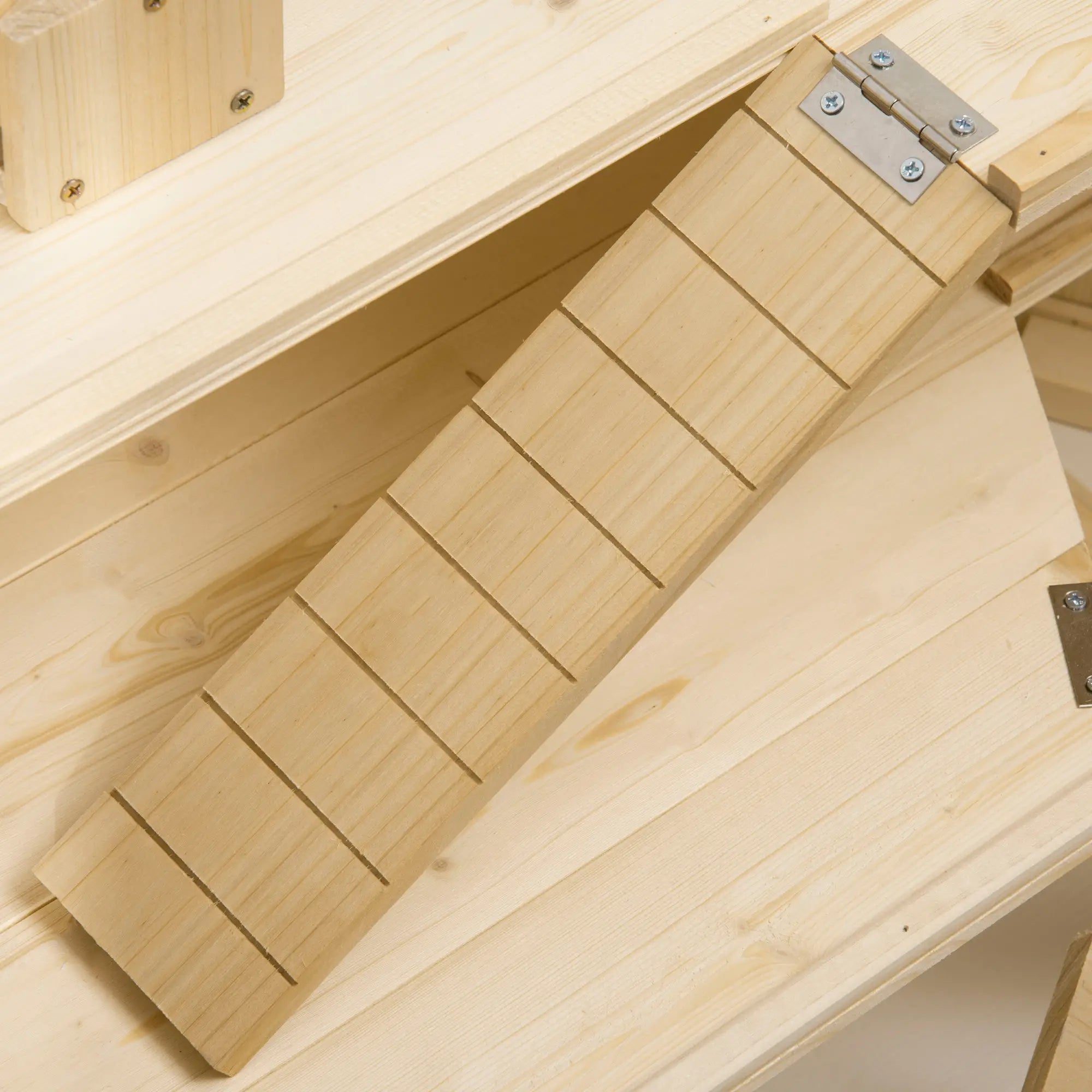 Large Wooden Hamster Cage, 3 Tier with Tray, Seesaws, Water Bottle Hamster Cages at Gallery Canada