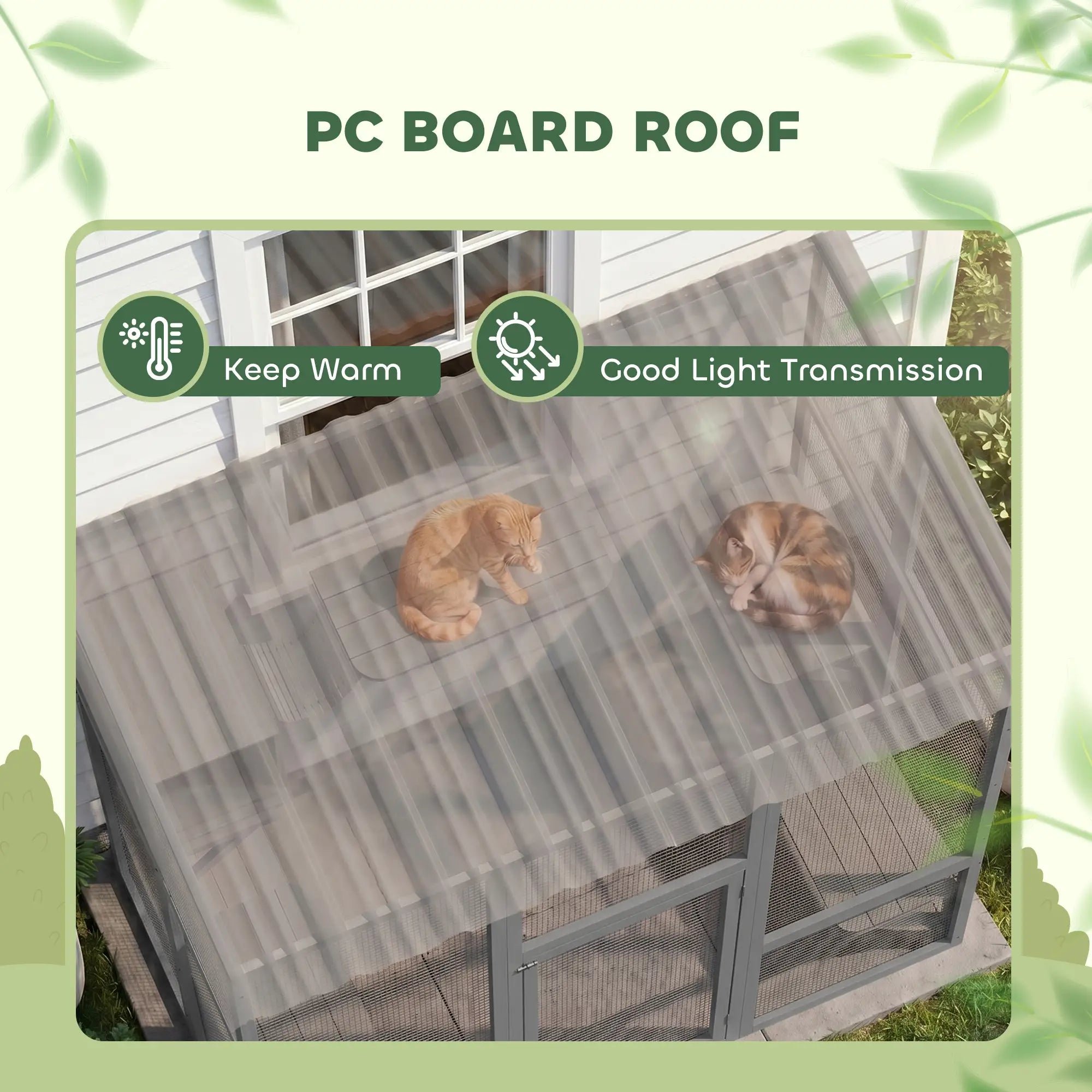 Outdoor Cat Enclosure, Window Box, Weatherproof Roof, Grey Outdoor Cat Enclosures at Gallery Canada