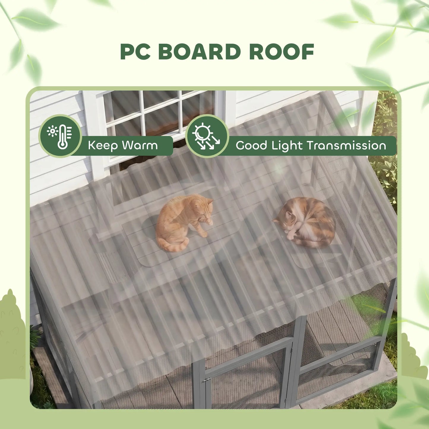 Outdoor Cat Enclosure, Window Box, Weatherproof Roof, Grey Outdoor Cat Enclosures at Gallery Canada