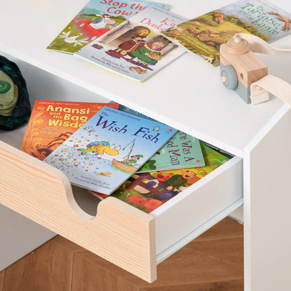 Kids Desk and Chair Set with Storage Drawer, for 6-10 Years Kids Desk Sets at Gallery Canada