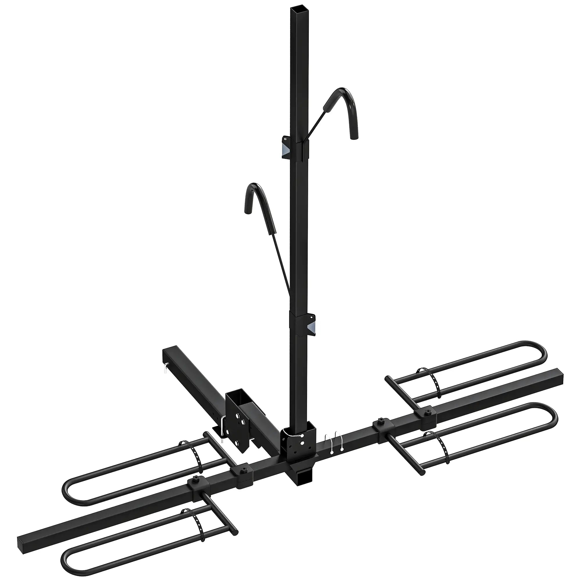 Hitch Bike Rack for Car, 200 lbs, 2 Bike Platform, Safety Strap, 2