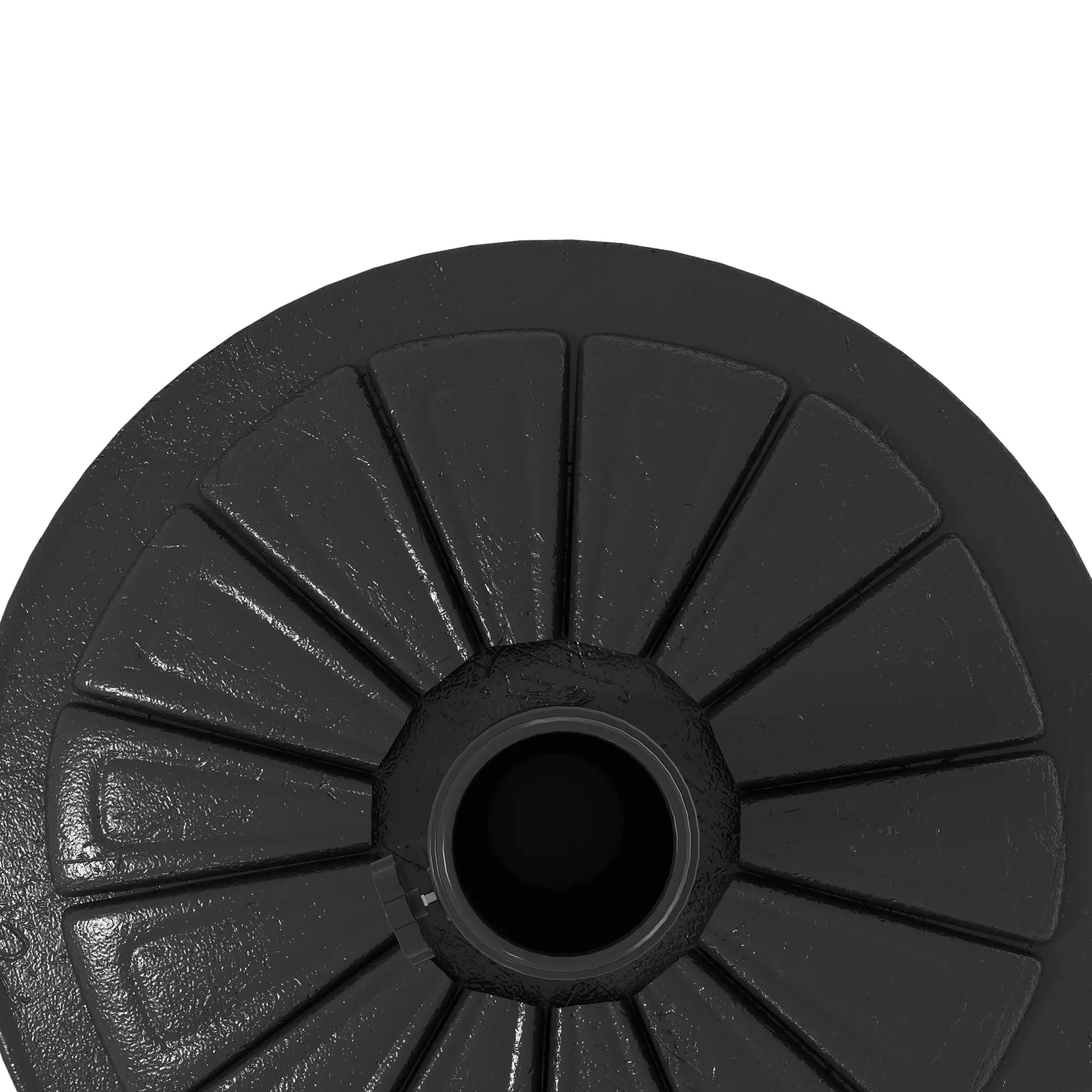 Heavy Duty Concrete Umbrella Base, Steel Pole, Round Parasol Stand, Black Umbrella Bases at Gallery Canada