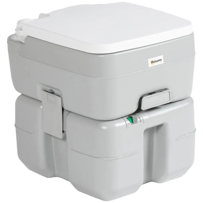 5.3 Gallon Portable Toilet, Level Indicator, Anti-Leak Pump, Camping, RV Camping Toilets at Gallery Canada