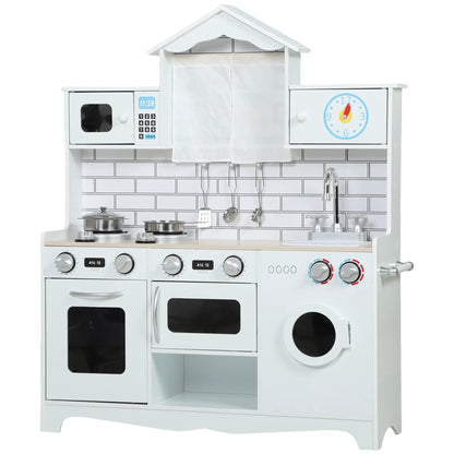 Pretend Play Kitchen for Kids, Ages 3-6 Years, White Play Kitchen at Gallery Canada