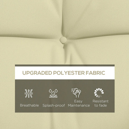 4-Piece Patio Chair Cushion Set, with Ties, Cream White Patio Chair Cushions at Gallery Canada