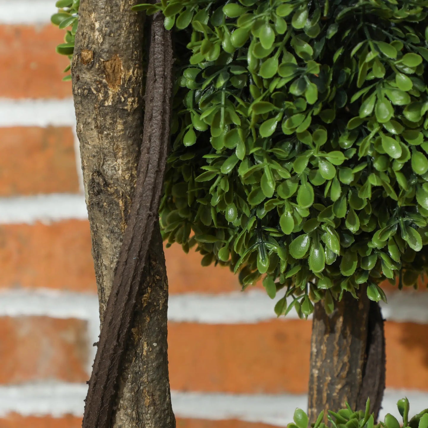 4FT Artificial Boxwood Topiary Tree, Triple Ball, Indoor Outdoor, Green Artificial Trees at Gallery Canada