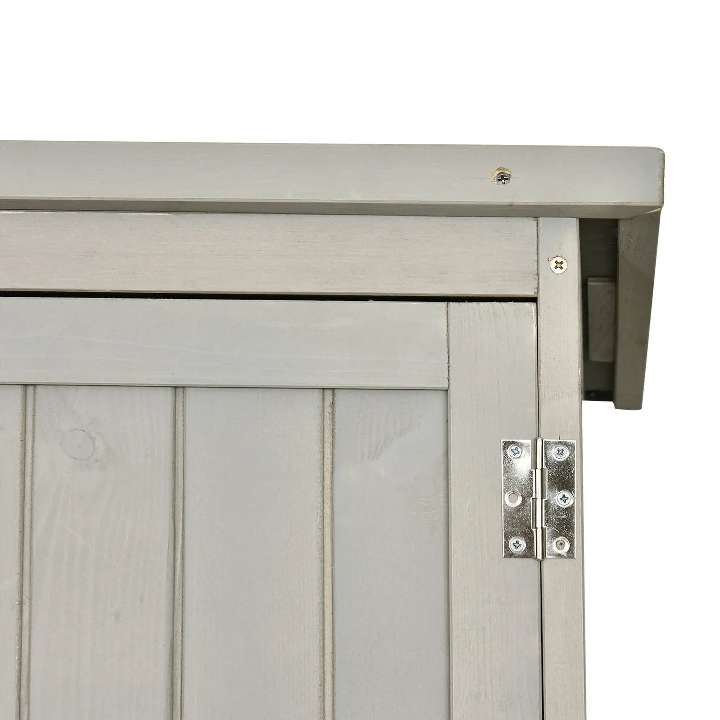 4x1.5ft Wooden Garden Storage Shed, Outdoor Tool Cabinet, Grey Sheds at Gallery Canada