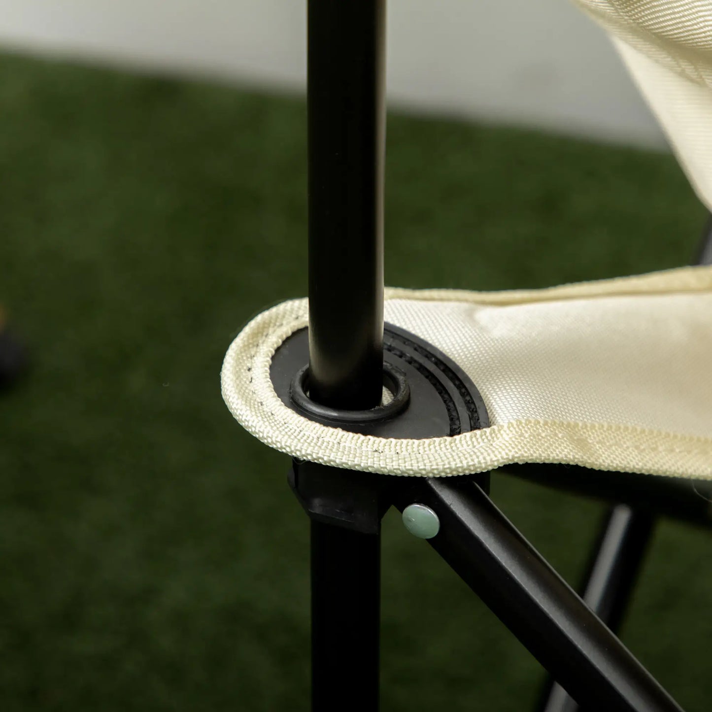 Portable Camping Chair, Lightweight Folding with Carry Bag, Side Pocket, White Picnic Tables & Camping Chairs at Gallery Canada