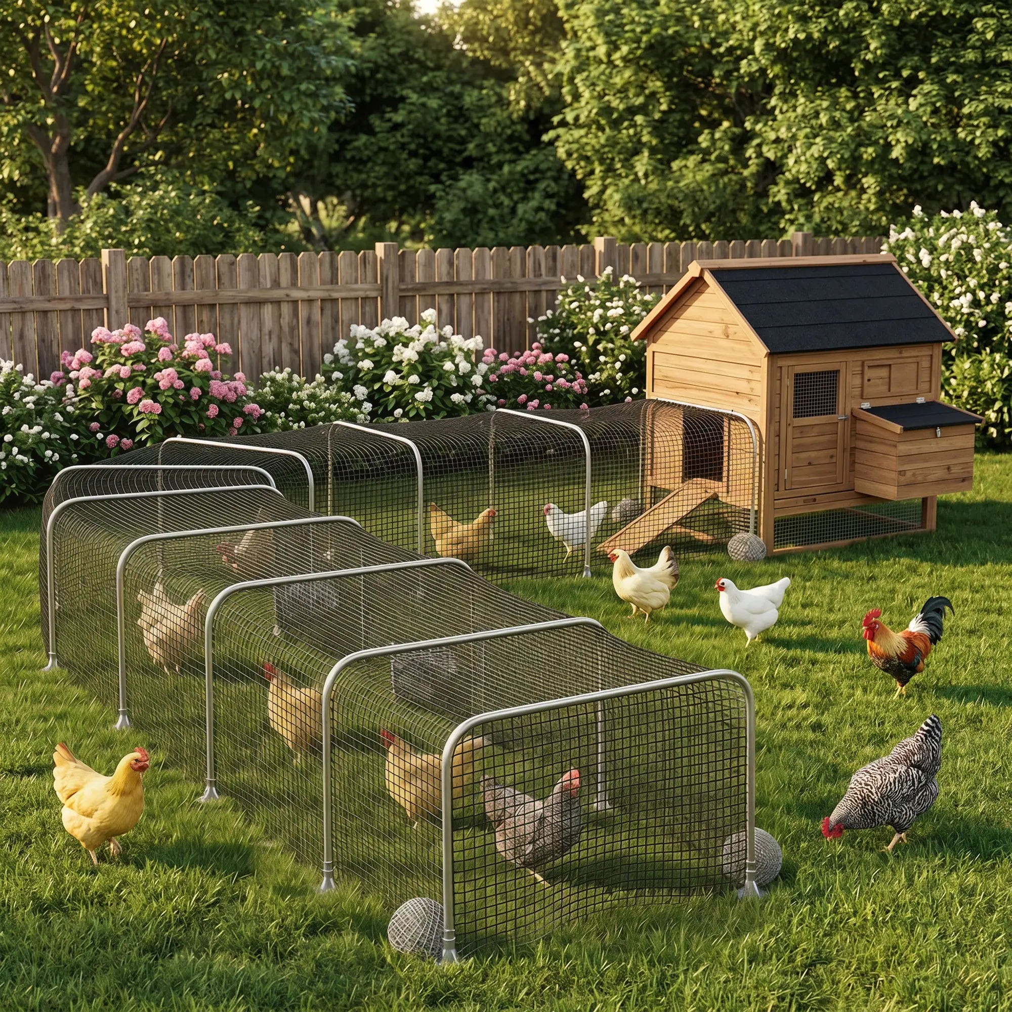 Extra Long Chicken Tunnel for Outside, 354