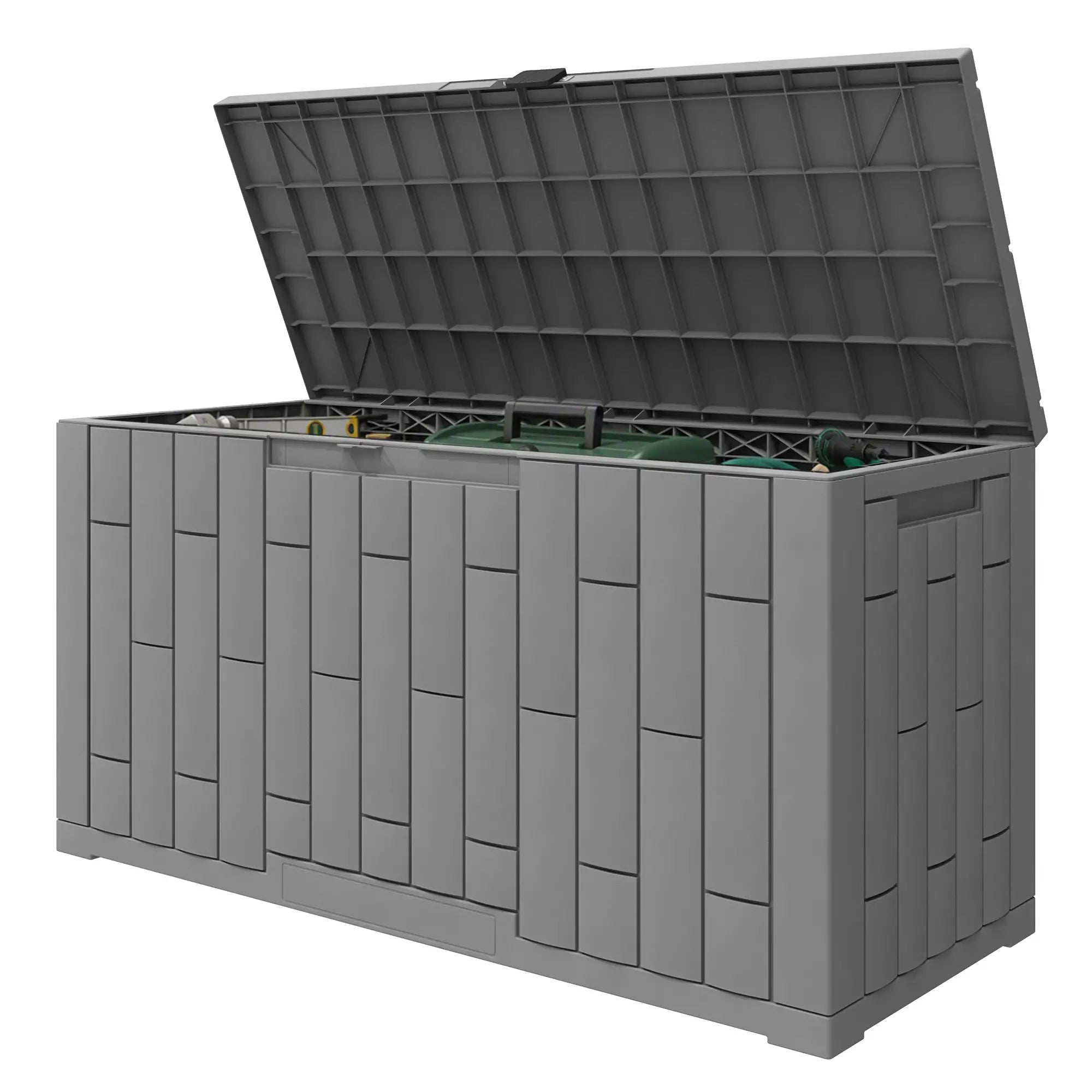 60 Gallon Resin Deck Box, Lockable Outdoor Storage Box Deck Box & Outdoor Storage Options at Gallery Canada