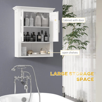 Bathroom Wall Cabinet, Medicine Cabinet with Shelf, White Wall Mounted Cabinets at Gallery Canada
