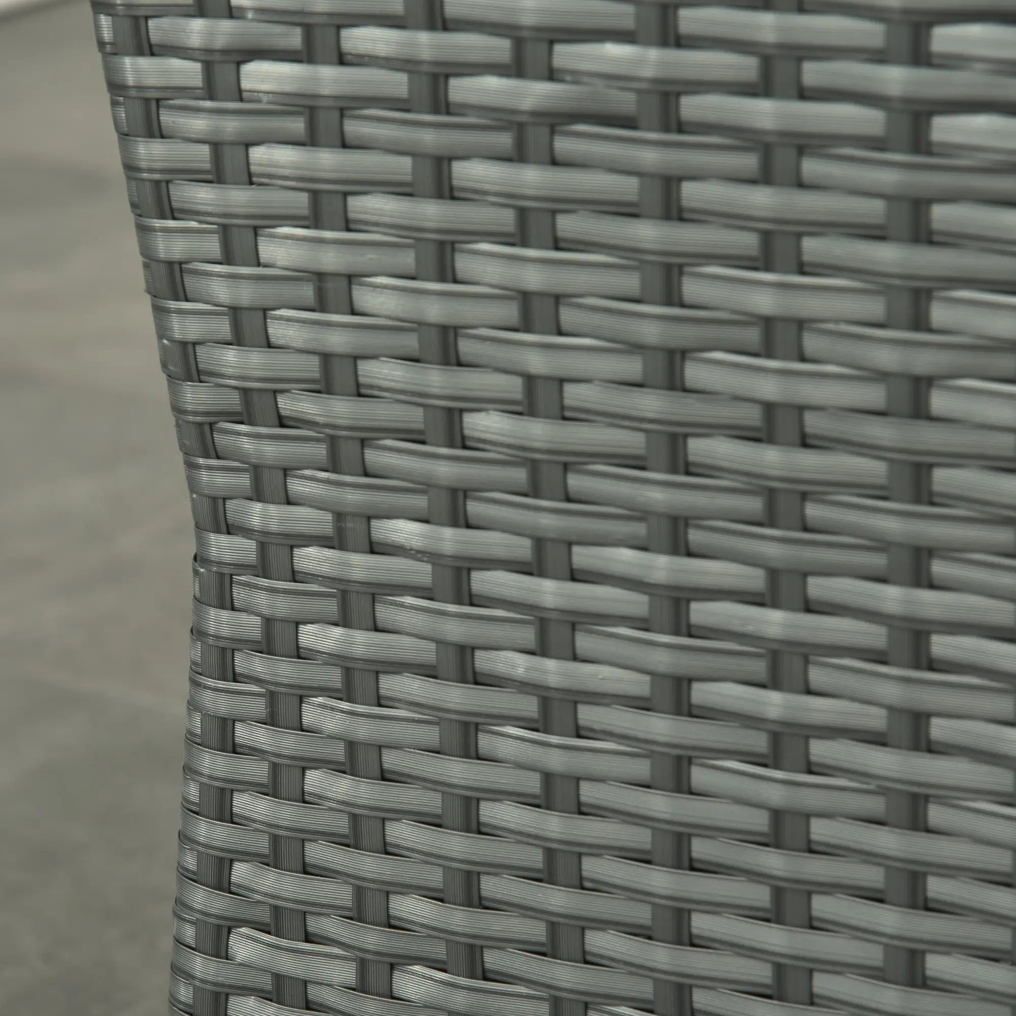 6-Piece PE Wicker Patio Sectional Set, Sofa, 2 Chairs, 2 Footstools, Table, Orange Patio Furniture Sets at Gallery Canada