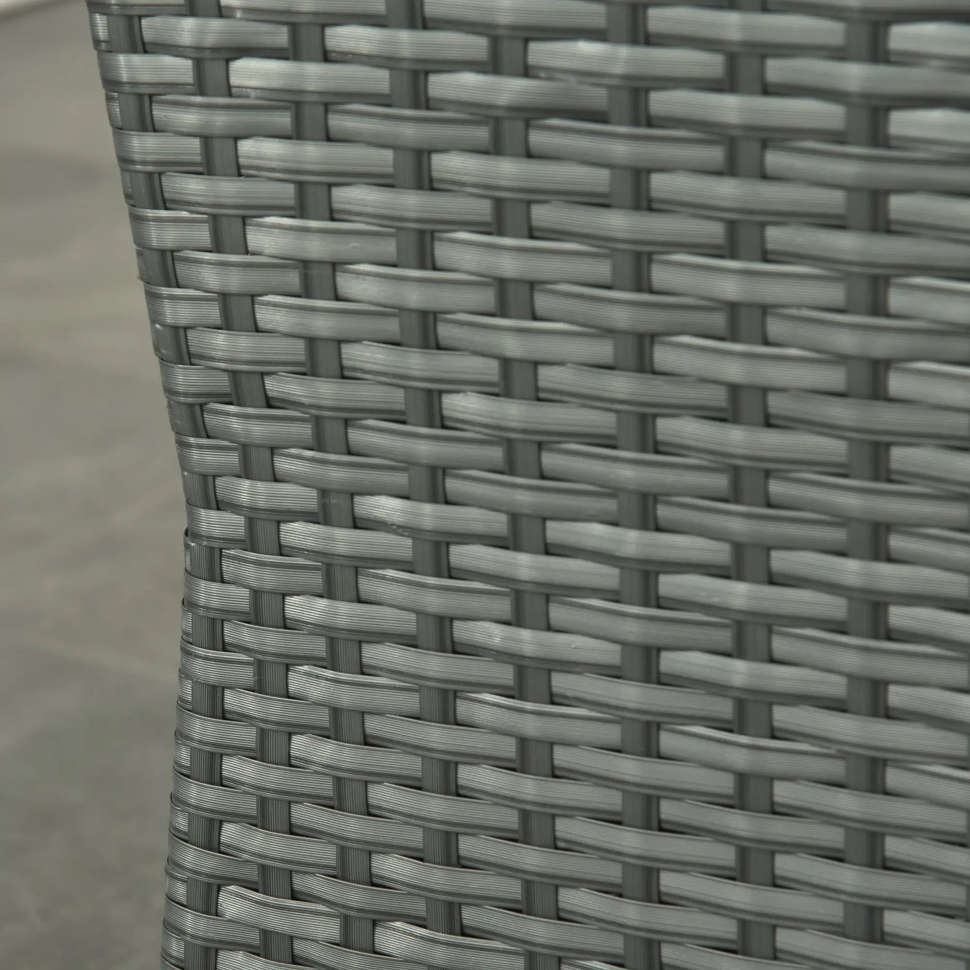 6-Piece PE Wicker Patio Sectional Set, Sofa, 2 Chairs, 2 Footstools, Table, Orange Patio Furniture Sets at Gallery Canada