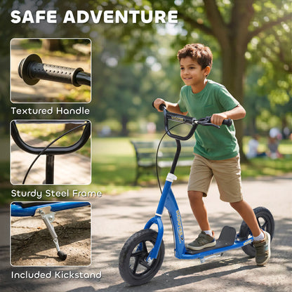 Kids Scooter Bike, 12'' Tire, for 5-12 Year Old, Blue Scooters at Gallery Canada