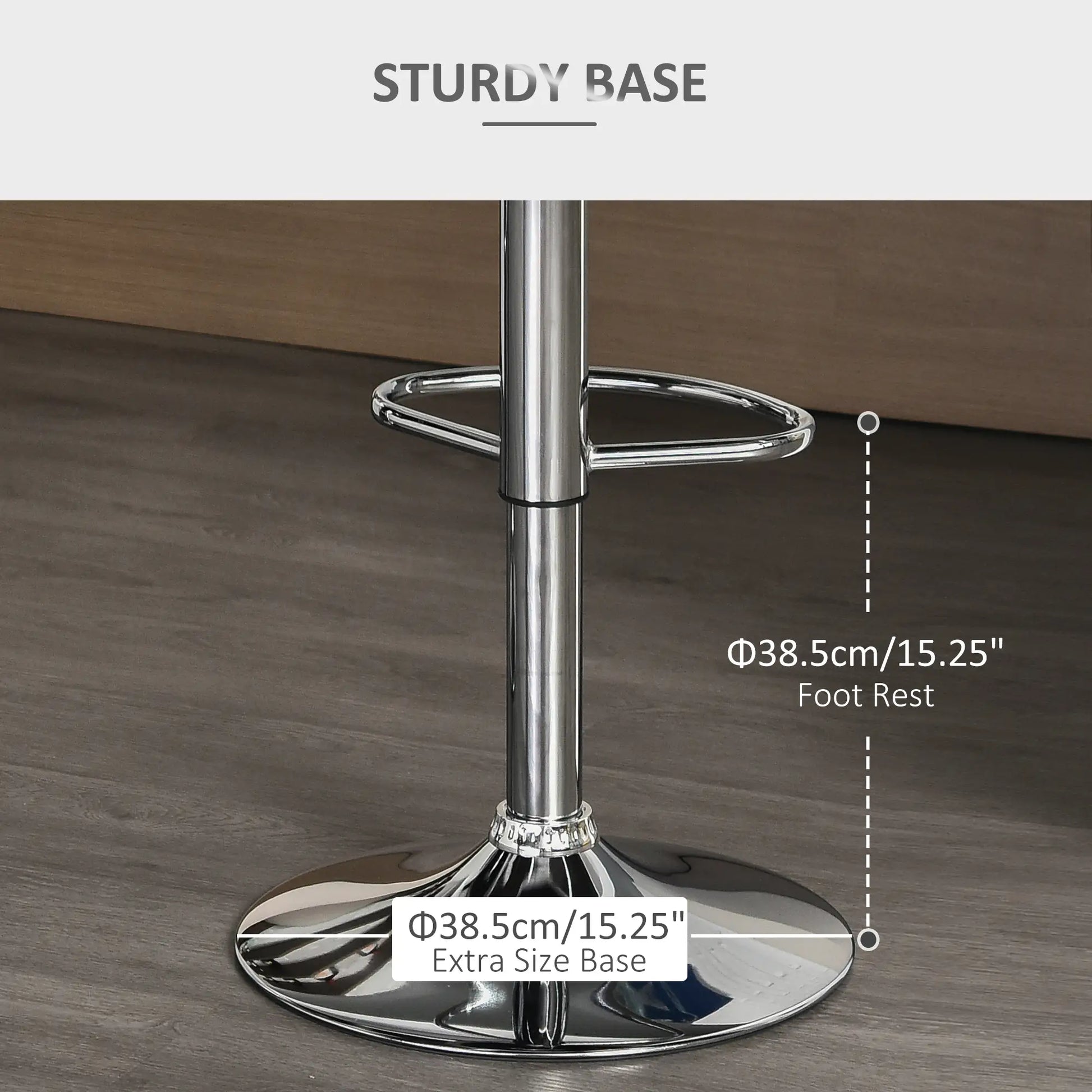 Set of 2 Adjustable Swivel Bar Stools, Counter Height, Grey Bar Stools at Gallery Canada